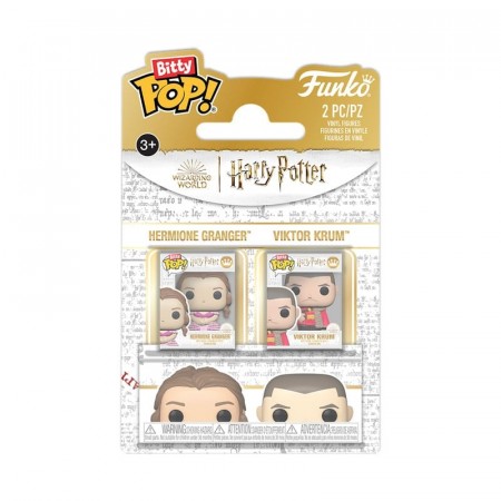 Harry Potter Bitty POP! Vinyl Figure 2-Pack Hermione and Krum 2,5 cm