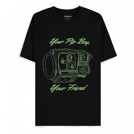 På lager -  Fallout T-Shirt Your Pip-boy  Your Friend Men's