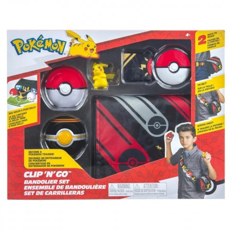 ﻿Pokemon Clip N Go Bandolier Sett Pikachu