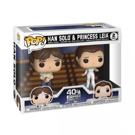 Star Wars: ESB Han and Leia Pop! Vinyl Figure 2-Pack