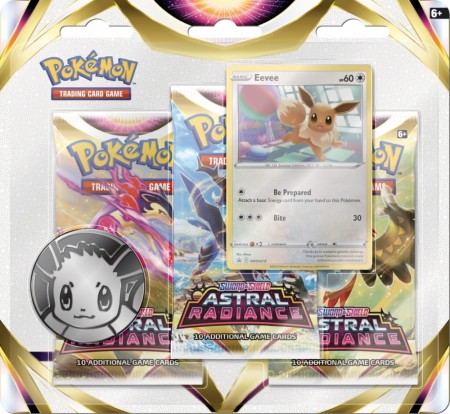 Pokémon Astral Radiance 3 pack blister