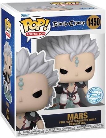 Black Clover POP! Animation Mars with Grimoire Exclusive Edition Vinyl Figure 1450