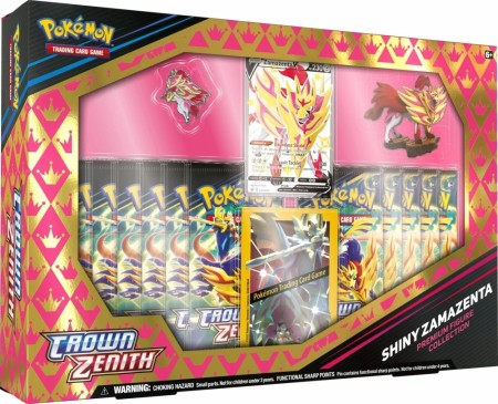 Pokemon Crown Zenith Premium Figure Collection Shiny Zamazenta (Mai) - Forhåndskjøp