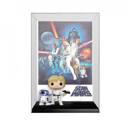 Star Wars A New Hope R2-D2 and Luke POP! Movie Poster with case 02