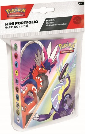 Pokemon Mini album med Scarlet and Violet boosterpakke - Forhåndskjøp