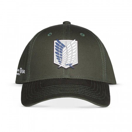 Attack on Titan Caps Curved Bill Skull Graphic Patch