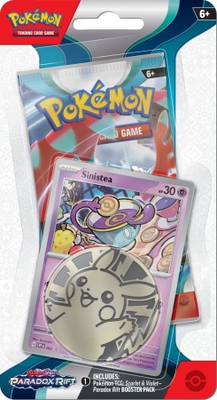 Pokemon Paradox Rift Checklane Blister - Sinistea - Forhåndsbestilling