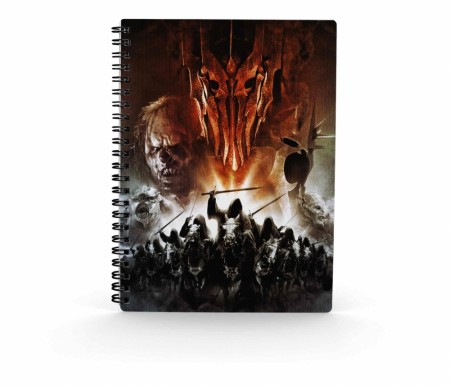 Lord of the rings MORDOR EVIL ARMY 3D EFFECT NOTEBOOK