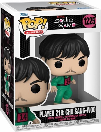 Squid Game Cho Sang-Woo Player 218 Funko Pop! Vinyl Figure 1225