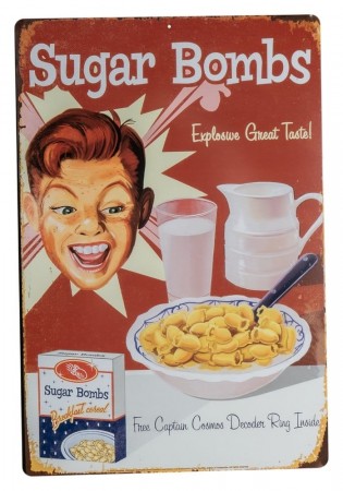 Fallout Sugar Bombs Metallskilt