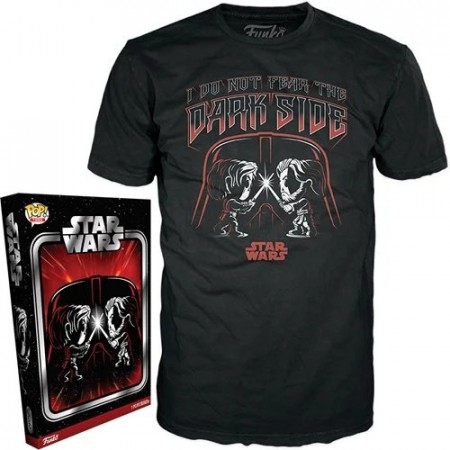 Star Wars Anakin Vs. Obi-Wan Adult Boxed Pop! T-Shirt