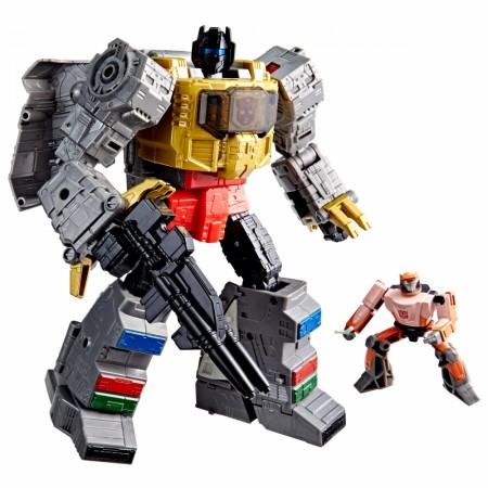 The Transformers: The Movie Studio Series Leader Class Action Figure Dinobot Grimlock & Autobot Wheelie 22 cm