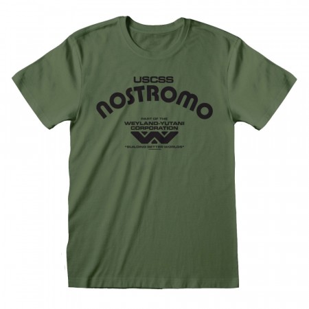Alien T-Skjorte Retro Nostromo