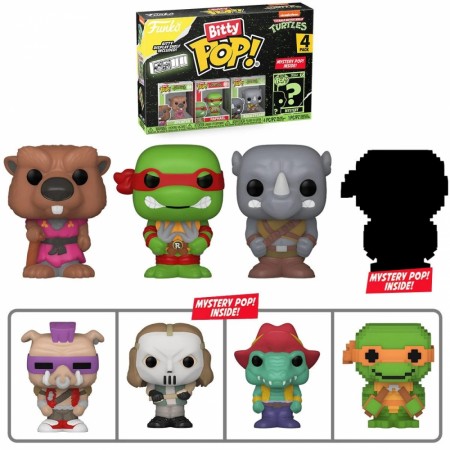 Teenage Mutant Ninja Turtles Comics Splinter Funko Bitty Pop! Mini-Figure 4-Pack