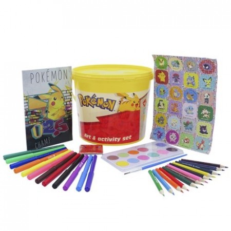 Pokemon Bøtte Art and activity set