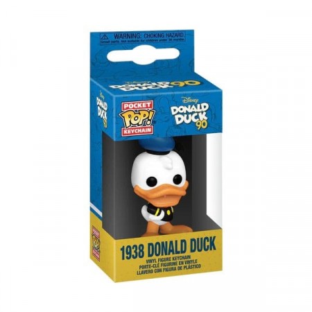 Disney: Vinyl Nøkkelring 4 cm Donald Duck(1938)