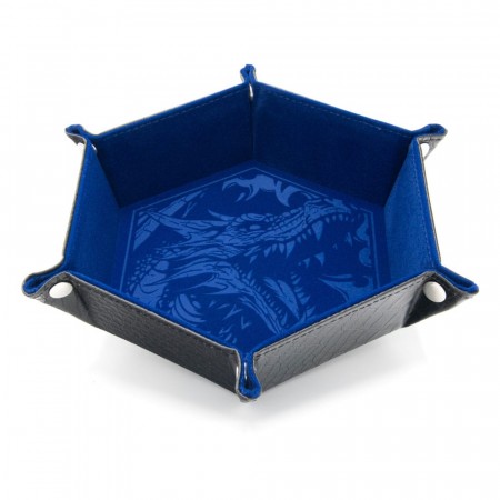 CritStones Folding Dice Tray Dragon Skin Edition blue - forventet februar
