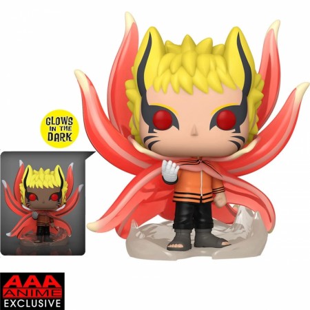 Naruto Next Generations Naruto Baryon Mode Glow-in-the-Dark Super 6-Inch Pop! Vinyl Figure 1361 - AAA Anime Exclusive