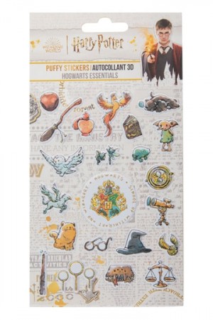 Harry Potter Puffy Klistremerker Hogwarts Essentials