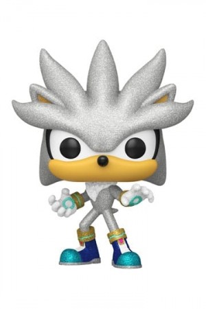 Sonic The Hedgehog POP! Games Vinyl Figure Silver The Hedgehog (Glitter) 9 cm 1103