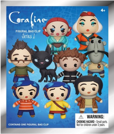 Coraline 3D PVC Bag Clips Series 1 - Mystery