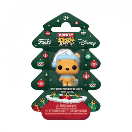 Winnie the Pooh Holiday 2025 Pocket POP! Keychain – Pooh (Tree Box) 4 cm - Forventet Oktober