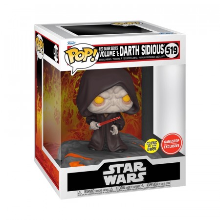 Funko! POP Deluxe Excl Star Wars Sith Darth Sidious(GW) Vinyl Figure 519