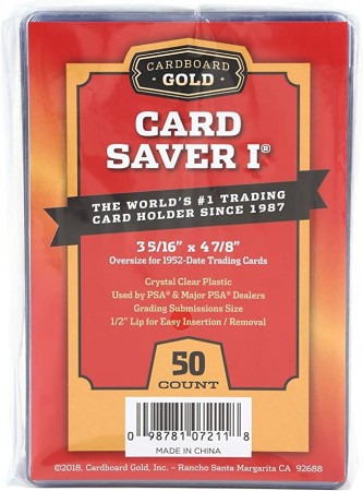 Card saver 1 fra Cardboard Gold 50 stk cardsaver lommer