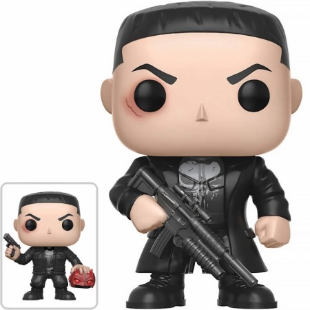 Daredevil Punisher Funko Pop! Vinyl Figure 216 - Mulighet for chase