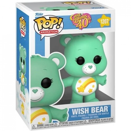 Care Bears 40th Anniversary Wish Bear Pop! Vinyl Figure 1207 -Mulighet for chase
