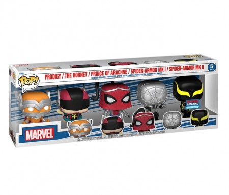 Amazing Exclusive YS Spider-Man POP! 5-pack