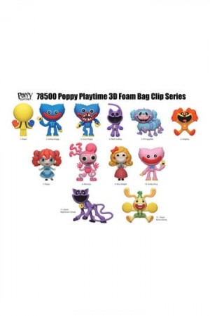 Poppy Playtime PVC Bag Clips Series 1 - Forventes i Januar