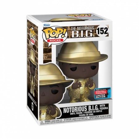 Funko! POP Notorious B.I.G. Exclusive with Fedora Vinyl figure 152 