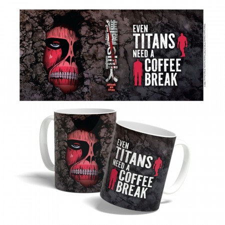 Attack on Titan Mug Titan Coffee Break Time - Forventet Mars