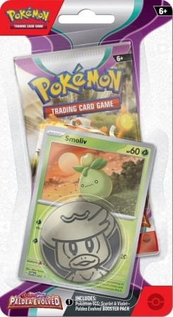 Pokemon Paldea Evolved 1-Pack Blister Smoliv - Forhåndskjøp