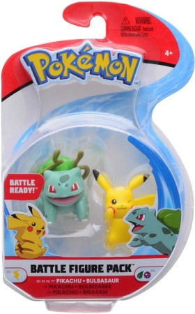 Battle Figure Pack - Pikachu + Bulbasaur