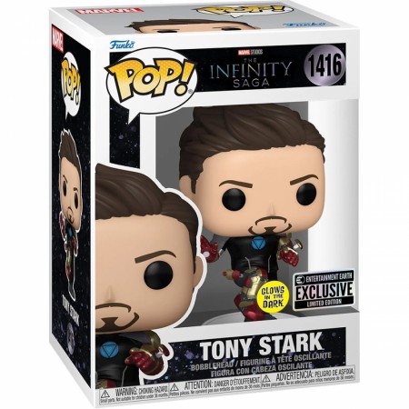 Iron Man 3 Tony Stark Suit-Up Glow-in-the-Dark Funko Pop! Vinyl Figure 1416 - EE Exclusive 
