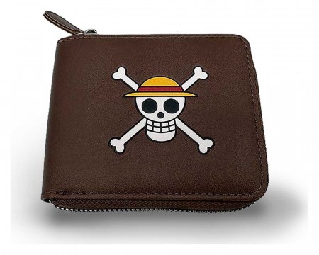 One Piece Lommebok -Man Zip Skull