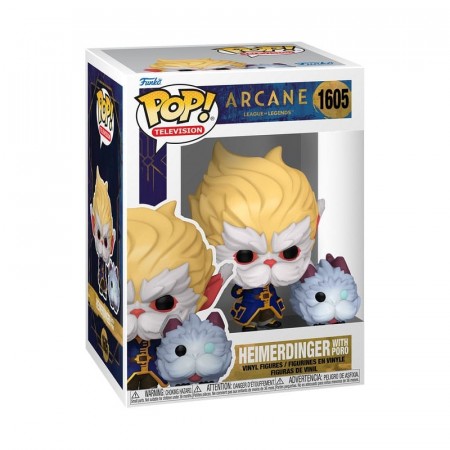 Arcane League of Legends POP! Heimerdinger w/Poro Vinyl Figure 1605