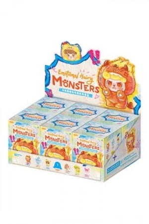 QKid: Emotional Hairy Monsters Series Blind Box figure 12 - 14 cm