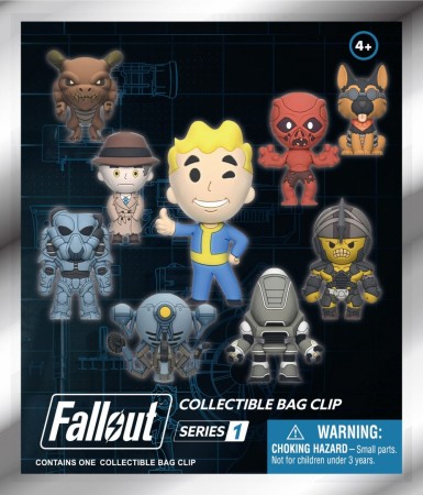 Fallout 3D Foam Bag Clips Series 1 
