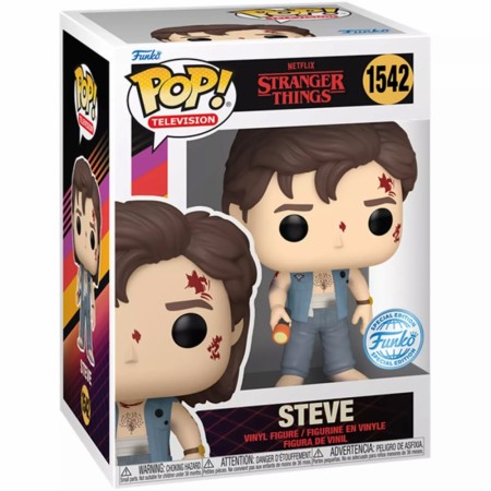 Stranger Things Steve Battledamage Funko! POP Vinyl figure 1542 Exclusive