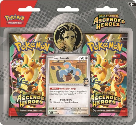 Max 2 pr pers. Pokemon Ascended Heroes 2-Pack Blister