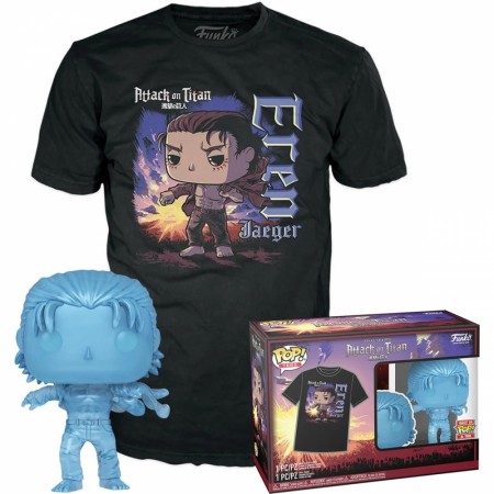 AoT Eren Jaeger Pop! Vinyl Figure and T-Shirt 2-Pack