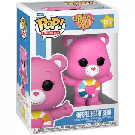 Care Bears 40th Anniversary Hopeful Heart Bear Pop! Vinyl Figure 1204 - Mulighet for chase