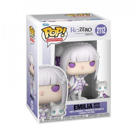 Re:Zero POP!&Buddy Animation Emilia w/Puck Vinyl Figure 2112