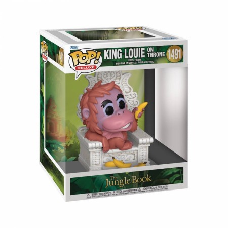 The Jungle Book POP! King Louie on throne 13 cm Deluxe Vinyl Figure 1491