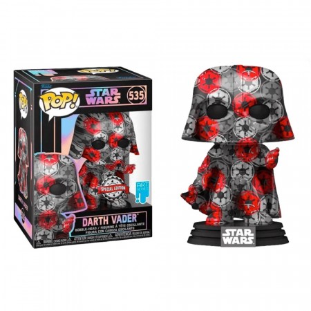 Star Wars Darth Vader Pop! Vinyl Figure 535 - Exclusive Art Series w/Case