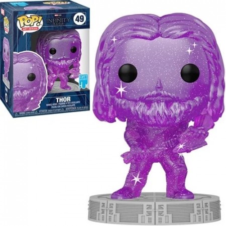 Avengers Infinity Saga Thor Purple Artist Series Pop! Vinyl Figur with Pop! Protector Case 49