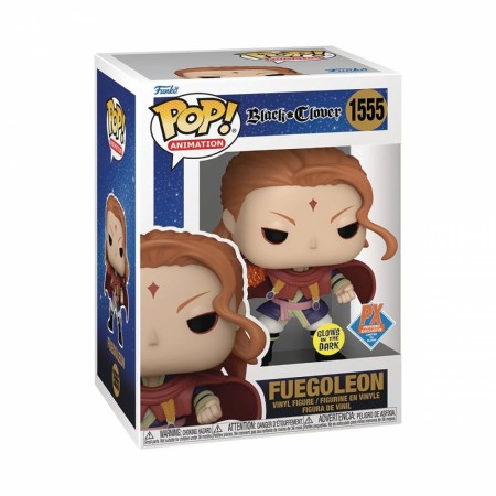 Black Clover Fuegoleon Glow-in-the-Dark Funko Pop! Vinyl Figure 1555 - Previews Exclusive